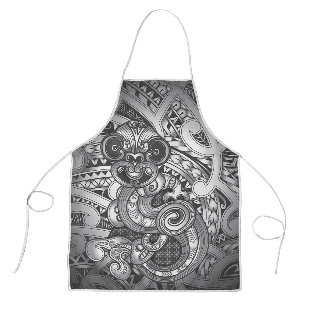 Aotearoa Maori Hei Tiki Apron Kiwikiwi Kowhaiwhai Puhoro Motif