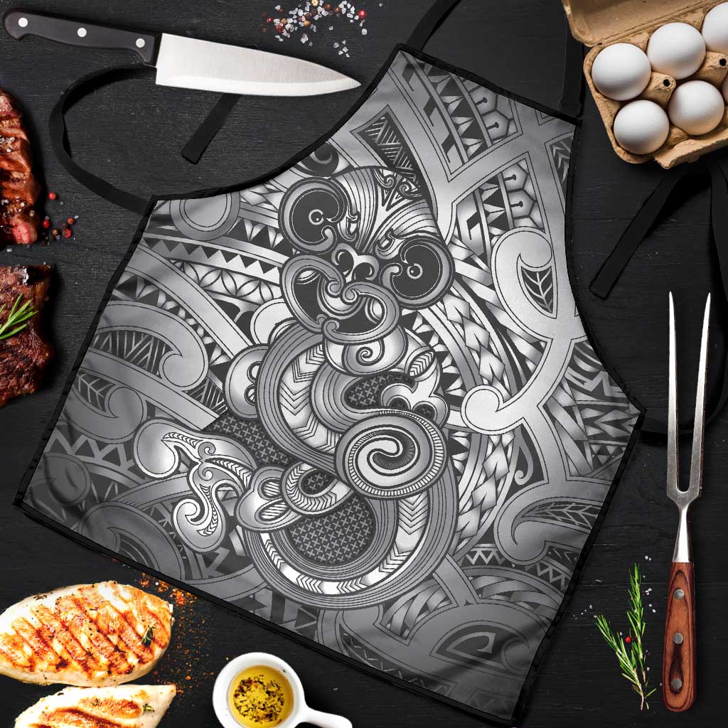 Aotearoa Maori Hei Tiki Apron Kiwikiwi Kowhaiwhai Puhoro Motif