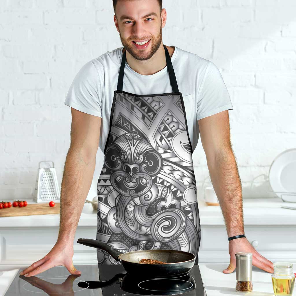 Aotearoa Maori Hei Tiki Apron Kiwikiwi Kowhaiwhai Puhoro Motif