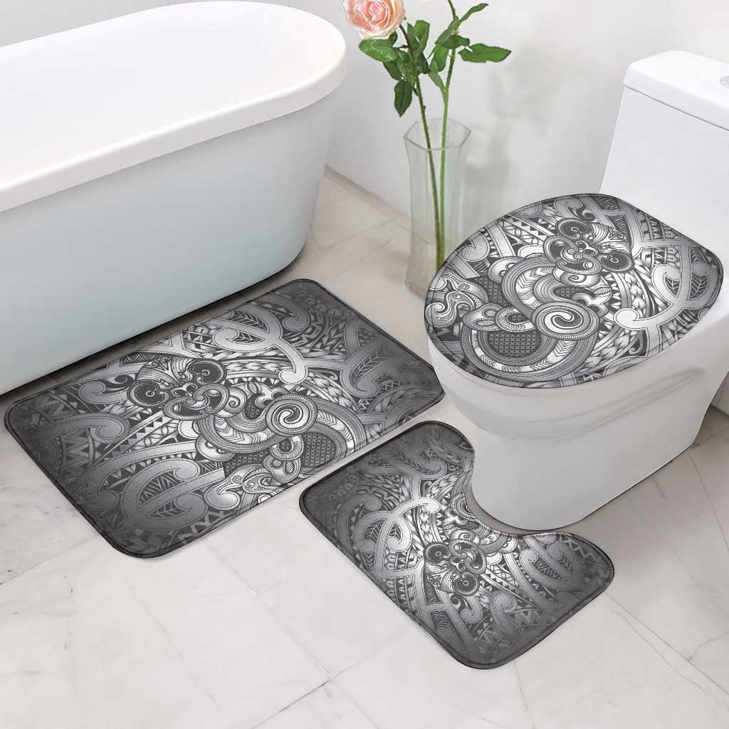 Aotearoa Maori Hei Tiki Bathroom Set Kiwikiwi Kowhaiwhai Puhoro Motif