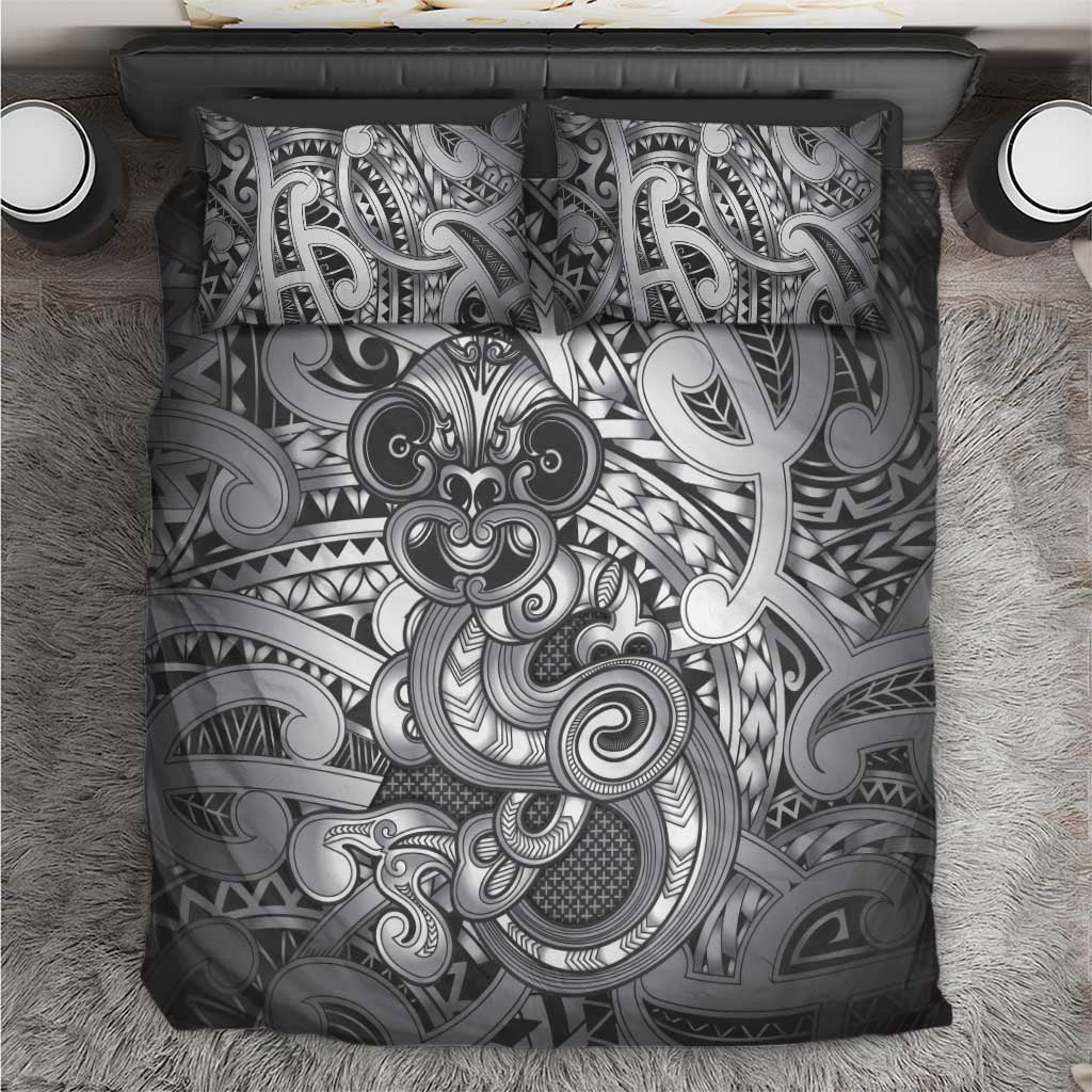 Aotearoa Maori Hei Tiki Bedding Set Kiwikiwi Kowhaiwhai Puhoro Motif