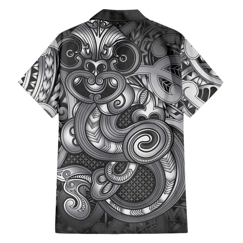 Aotearoa Maori Hei Tiki Family Matching Mermaid Dress and Hawaiian Shirt Kiwikiwi Kowhaiwhai Puhoro Motif