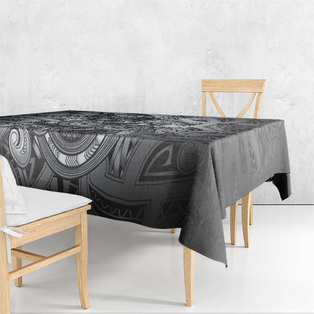 Aotearoa Maori Hei Tiki Tablecloth Kiwikiwi Kowhaiwhai Puhoro Motif LT9 - Polynesian Pride
