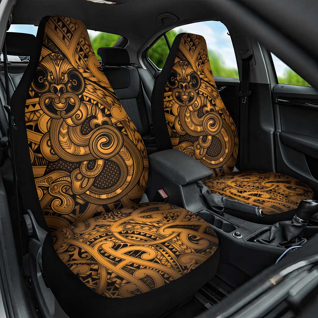 Aotearoa Maori Hei Tiki Car Seat Cover Koura Kowhaiwhai Puhoro Motif