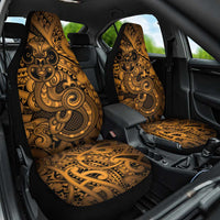 Aotearoa Maori Hei Tiki Car Seat Cover Koura Kowhaiwhai Puhoro Motif