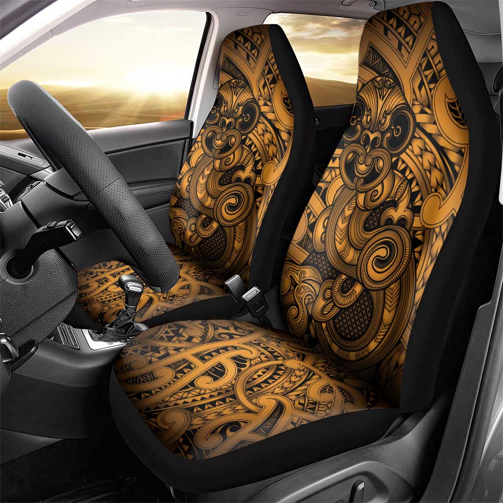 Aotearoa Maori Hei Tiki Car Seat Cover Koura Kowhaiwhai Puhoro Motif