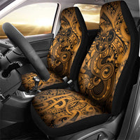 Aotearoa Maori Hei Tiki Car Seat Cover Koura Kowhaiwhai Puhoro Motif
