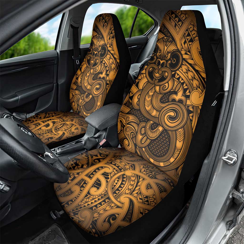 Aotearoa Maori Hei Tiki Car Seat Cover Koura Kowhaiwhai Puhoro Motif