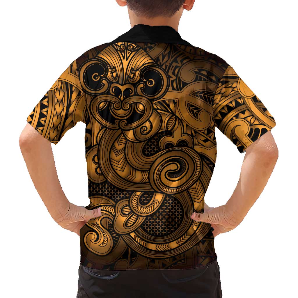 Aotearoa Maori Hei Tiki Family Matching Mermaid Dress and Hawaiian Shirt Koura Kowhaiwhai Puhoro Motif