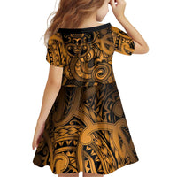 Aotearoa Maori Hei Tiki Family Matching Mermaid Dress and Hawaiian Shirt Koura Kowhaiwhai Puhoro Motif
