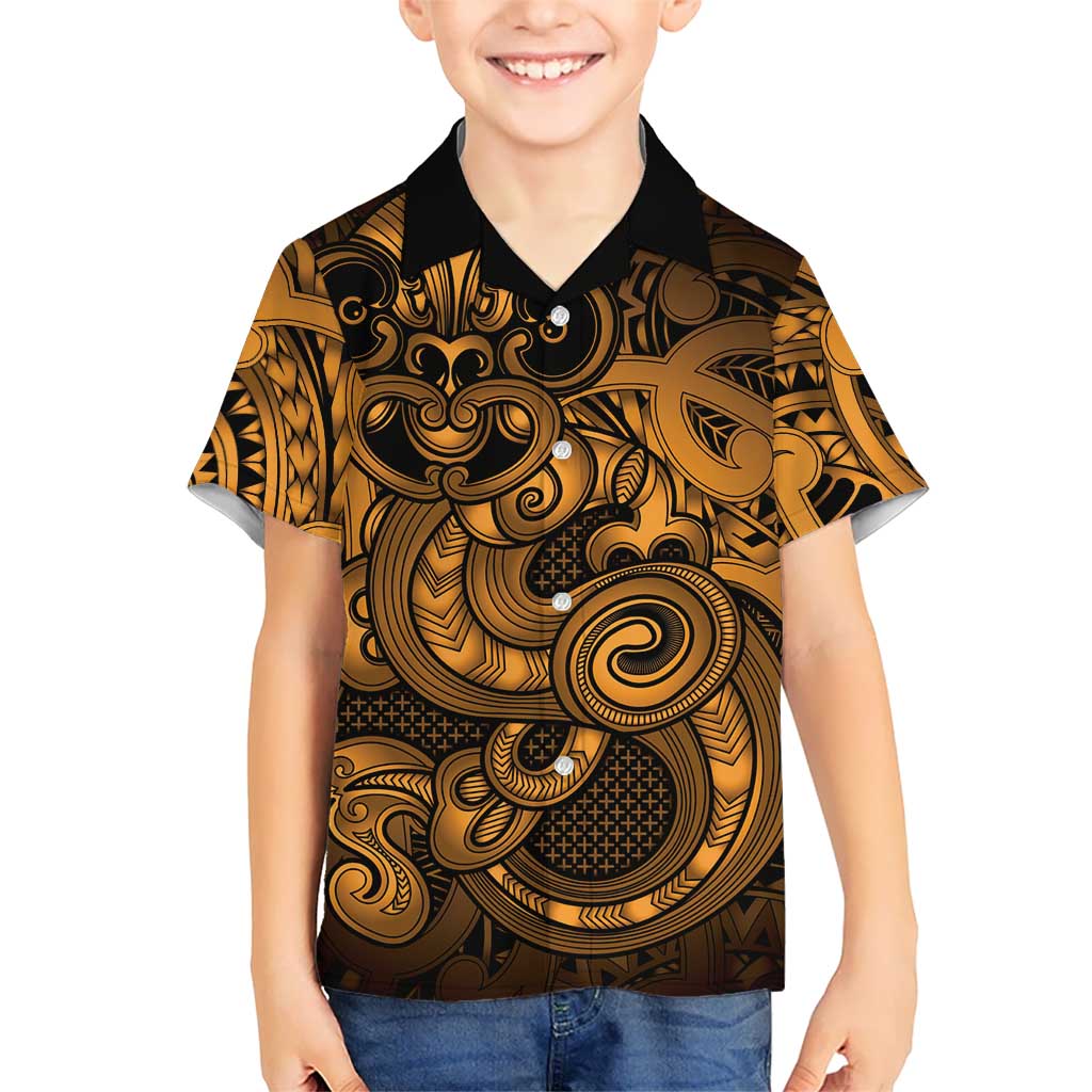 Aotearoa Maori Hei Tiki Family Matching Mermaid Dress and Hawaiian Shirt Koura Kowhaiwhai Puhoro Motif