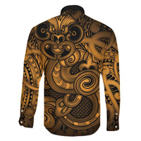 Aotearoa Maori Hei Tiki Family Matching Off The Shoulder Long Sleeve Dress and Hawaiian Shirt Koura Kowhaiwhai Puhoro Motif