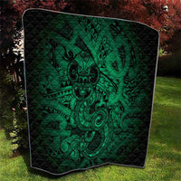 Aotearoa Maori Hei Tiki Quilt Kakariki Kowhaiwhai Puhoro Motif