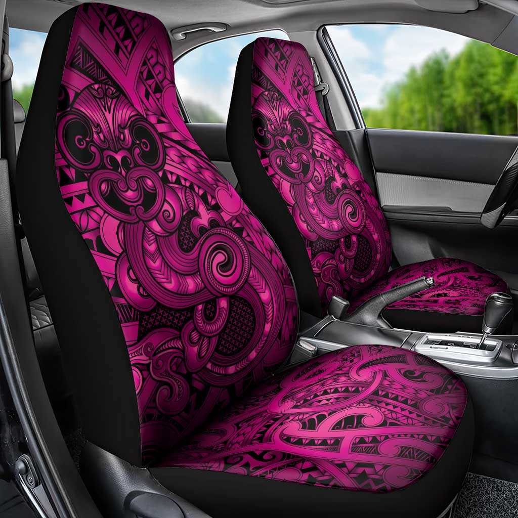 Aotearoa Maori Hei Tiki Car Seat Cover Mawhero Kowhaiwhai Puhoro Motif
