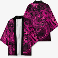 Aotearoa Maori Hei Tiki Kimono Mawhero Kowhaiwhai Puhoro Motif