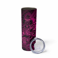 Aotearoa Maori Hei Tiki Skinny Tumbler Mawhero Kowhaiwhai Puhoro Motif