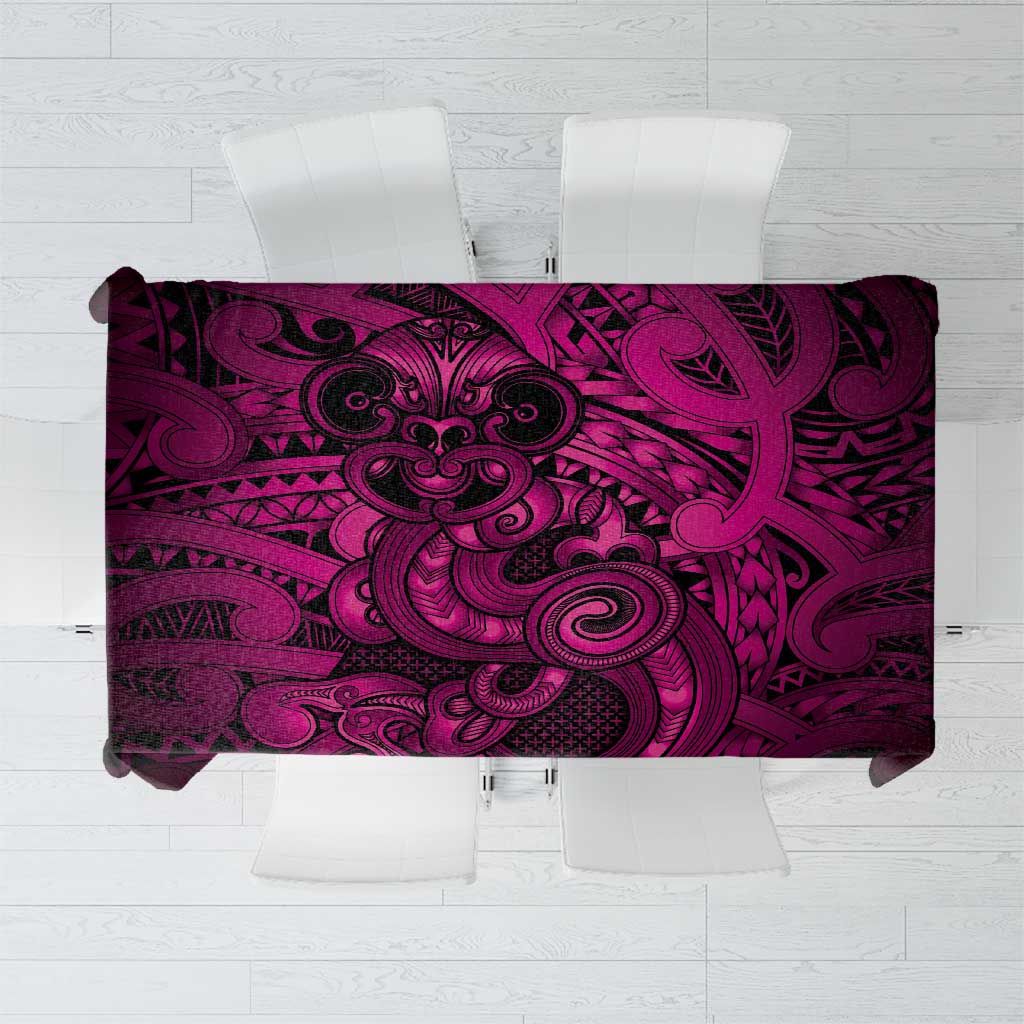 Aotearoa Maori Hei Tiki Tablecloth Mawhero Kowhaiwhai Puhoro Motif
