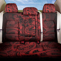 Aotearoa Maori Hei Tiki Back Car Seat Cover Whero Kowhaiwhai Puhoro Motif
