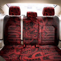 Aotearoa Maori Hei Tiki Back Car Seat Cover Whero Kowhaiwhai Puhoro Motif