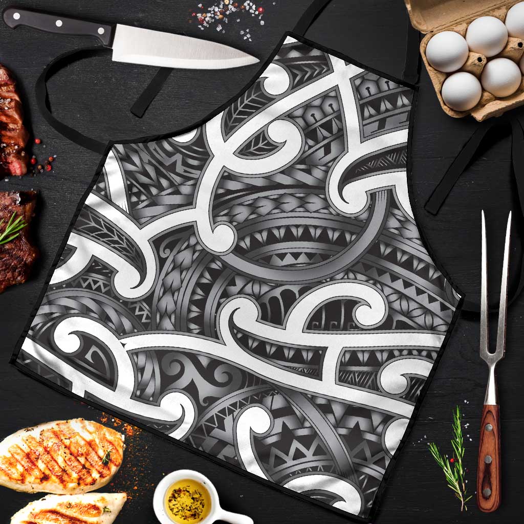 Aotearoa Maori Kowhaiwhai Apron Kiwikiwi Puhoro and Patiki