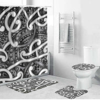 Aotearoa Maori Kowhaiwhai Bathroom Set Kiwikiwi Puhoro and Patiki