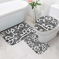 Aotearoa Maori Kowhaiwhai Bathroom Set Kiwikiwi Puhoro and Patiki