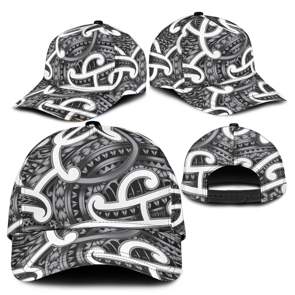 Aotearoa Maori Kowhaiwhai Classic Cap Kiwikiwi Puhoro and Patiki