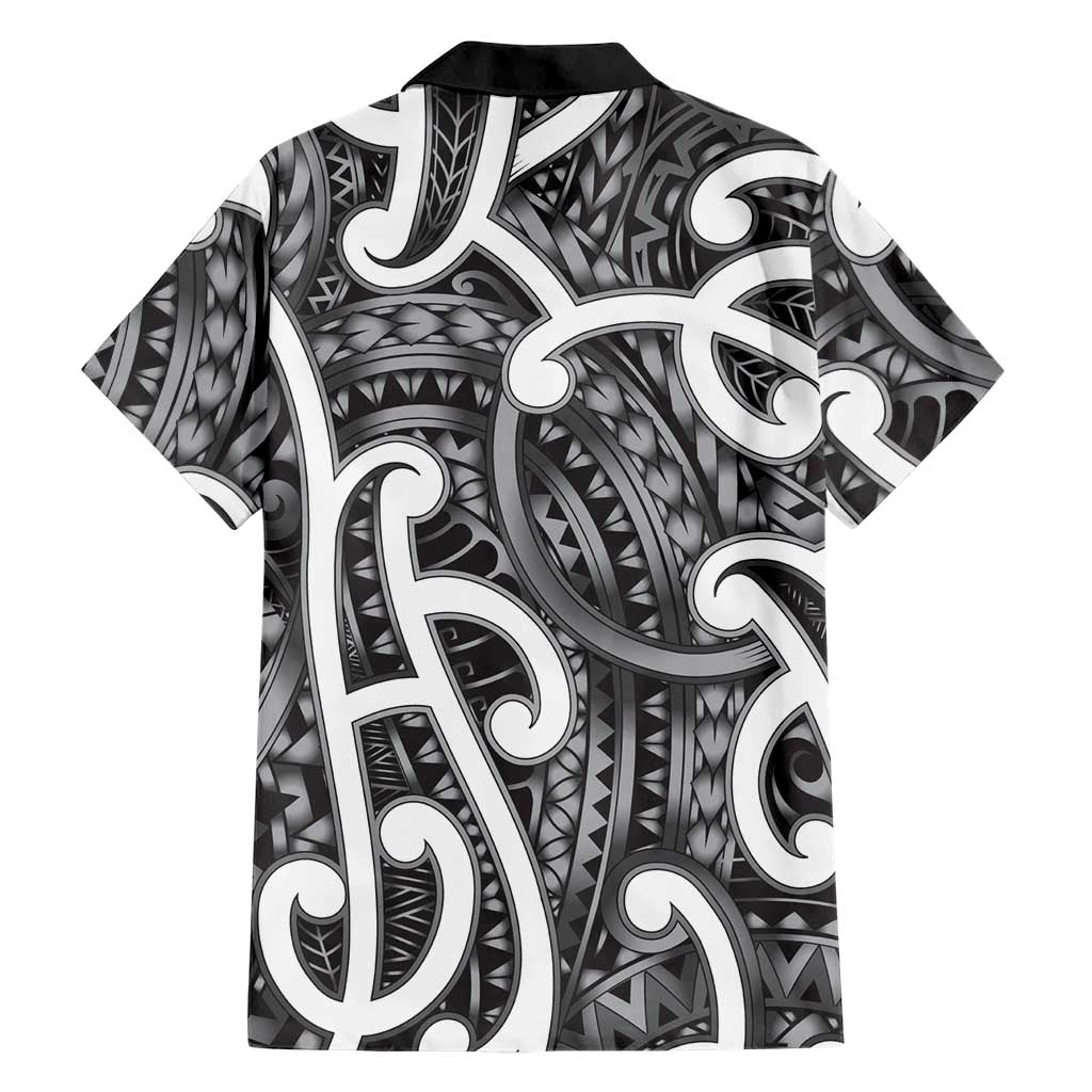 Aotearoa Maori Kowhaiwhai Family Matching Puletasi and Hawaiian Shirt Kiwikiwi Puhoro and Patiki LT9 - Polynesian Pride