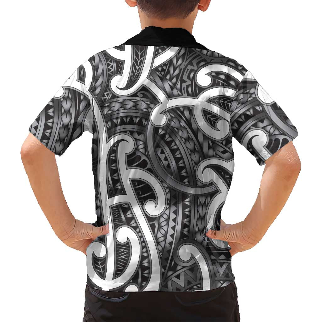 Aotearoa Maori Kowhaiwhai Hawaiian Shirt Kiwikiwi Puhoro and Patiki LT9 - Polynesian Pride