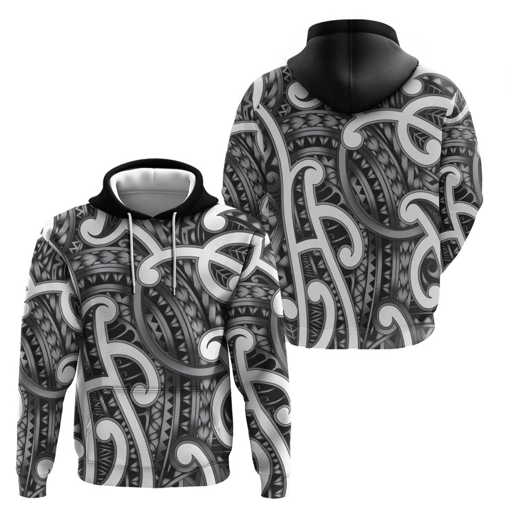 Aotearoa Maori Kowhaiwhai Hoodie Kiwikiwi Puhoro and Patiki LT9 - Polynesian Pride