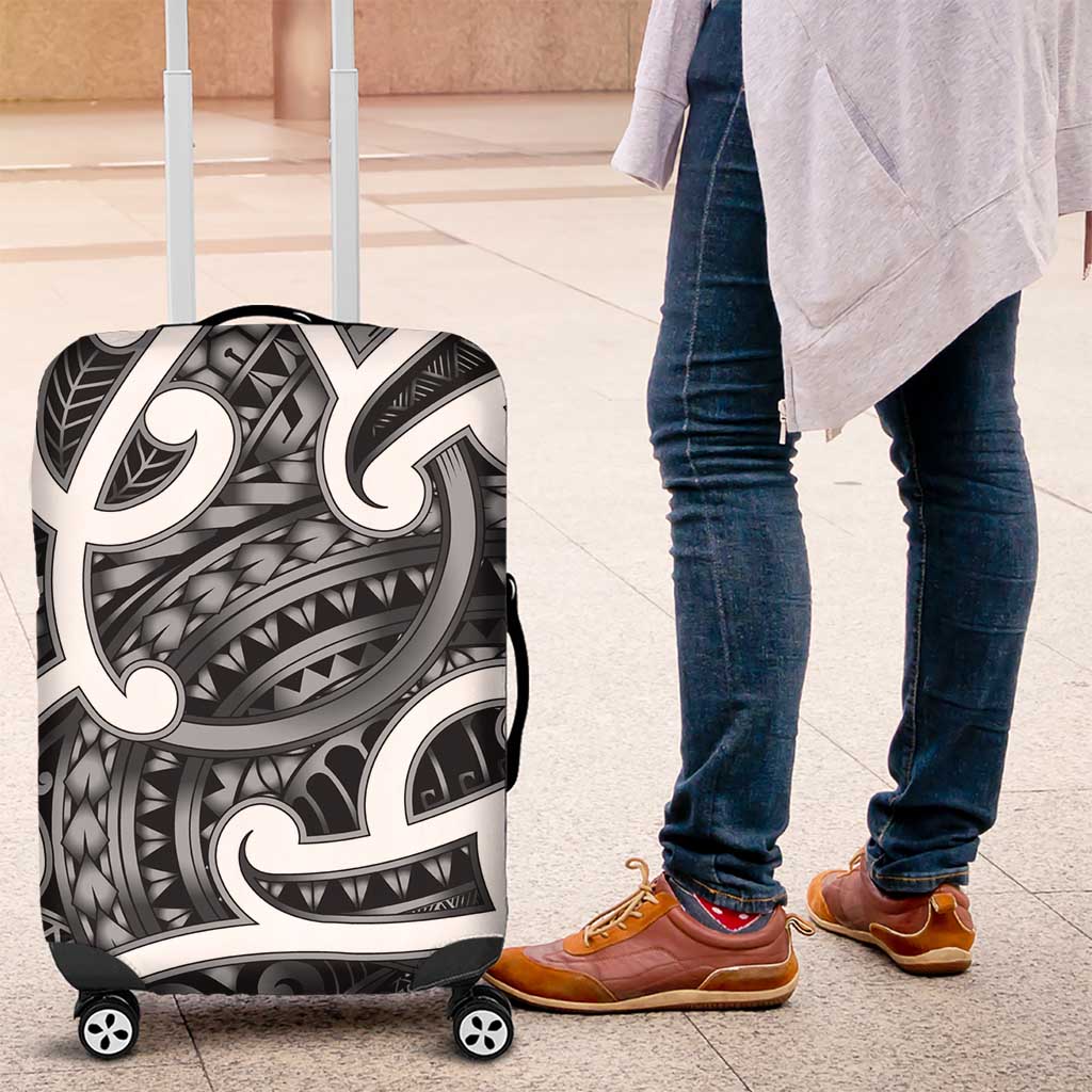 Aotearoa Maori Kowhaiwhai Luggage Cover Kiwikiwi Puhoro and Patiki