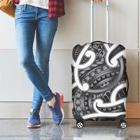 Aotearoa Maori Kowhaiwhai Luggage Cover Kiwikiwi Puhoro and Patiki