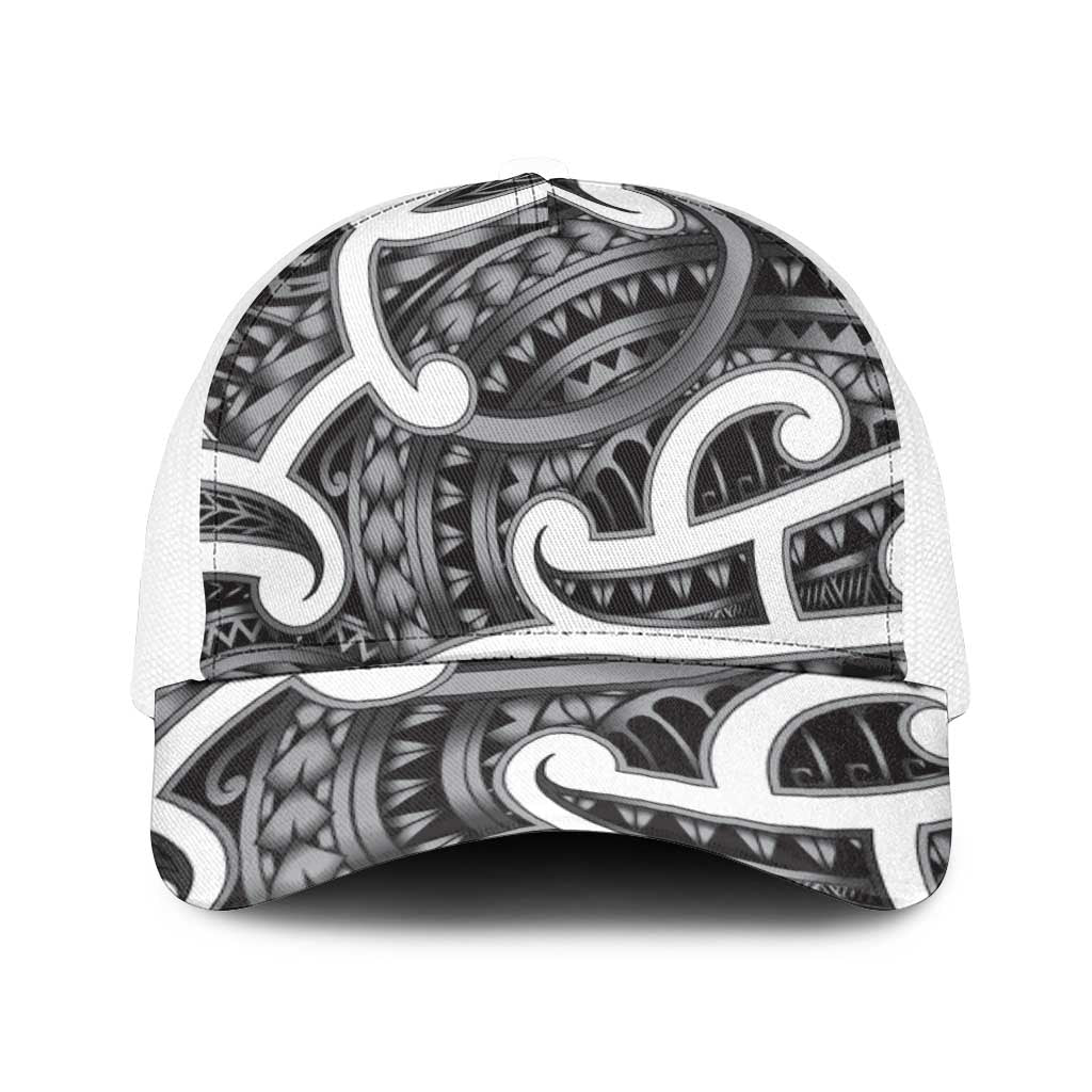 Aotearoa Maori Kowhaiwhai Mesh Trucker Cap Kiwikiwi Puhoro and Patiki