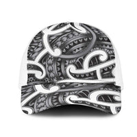 Aotearoa Maori Kowhaiwhai Mesh Trucker Cap Kiwikiwi Puhoro and Patiki