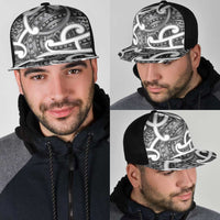 Aotearoa Maori Kowhaiwhai Mesh Trucker Cap Kiwikiwi Puhoro and Patiki