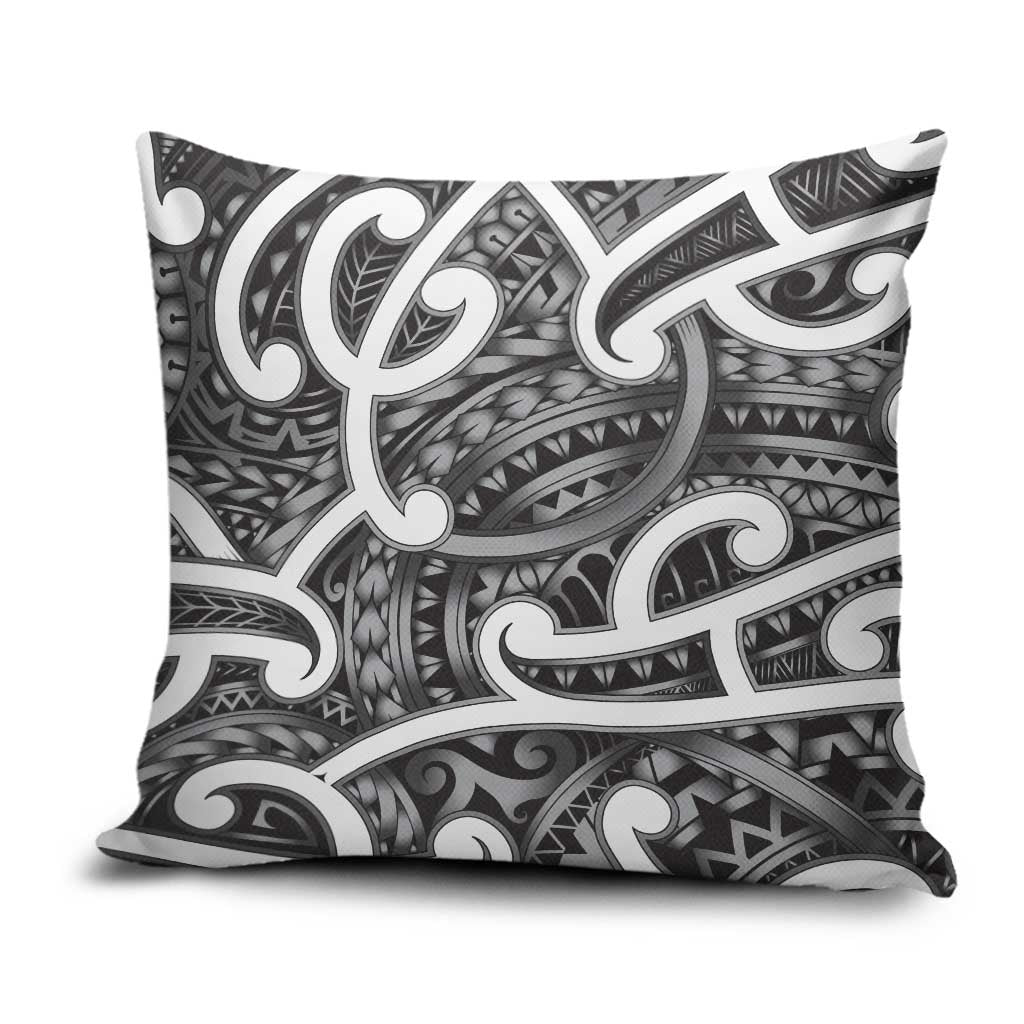 Aotearoa Maori Kowhaiwhai Pillow Cover Kiwikiwi Puhoro and Patiki
