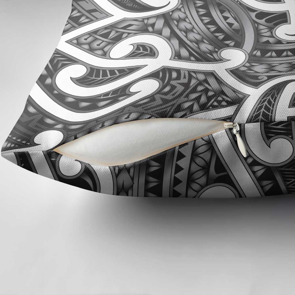 Aotearoa Maori Kowhaiwhai Pillow Cover Kiwikiwi Puhoro and Patiki
