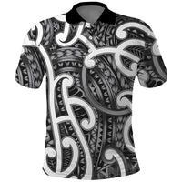 Aotearoa Maori Kowhaiwhai Polo Shirt Kiwikiwi Puhoro and Patiki