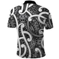 Aotearoa Maori Kowhaiwhai Polo Shirt Kiwikiwi Puhoro and Patiki