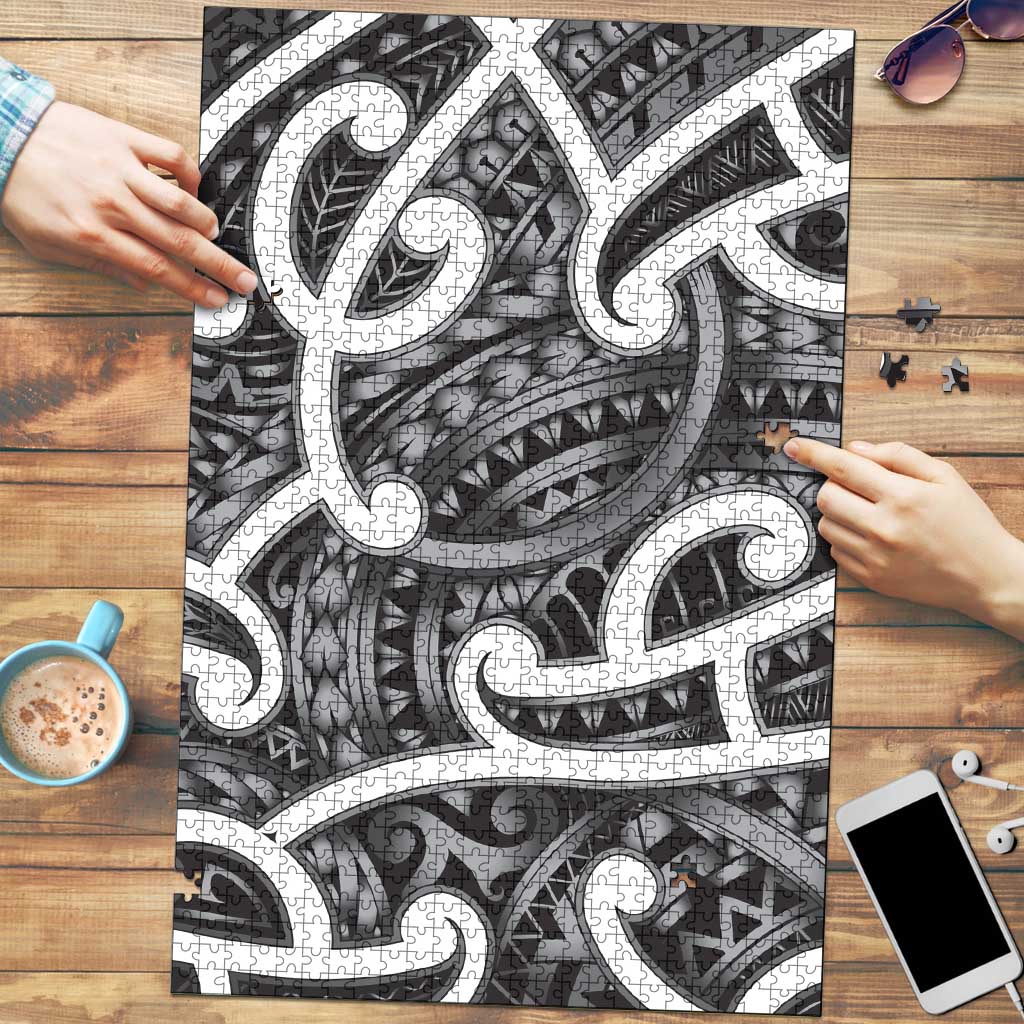 Aotearoa Maori Kowhaiwhai Puzzle Kiwikiwi Puhoro and Patiki