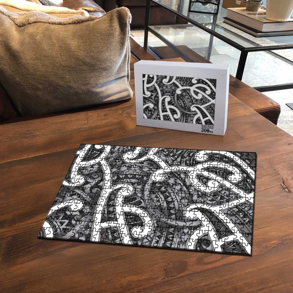 Aotearoa Maori Kowhaiwhai Puzzle Kiwikiwi Puhoro and Patiki