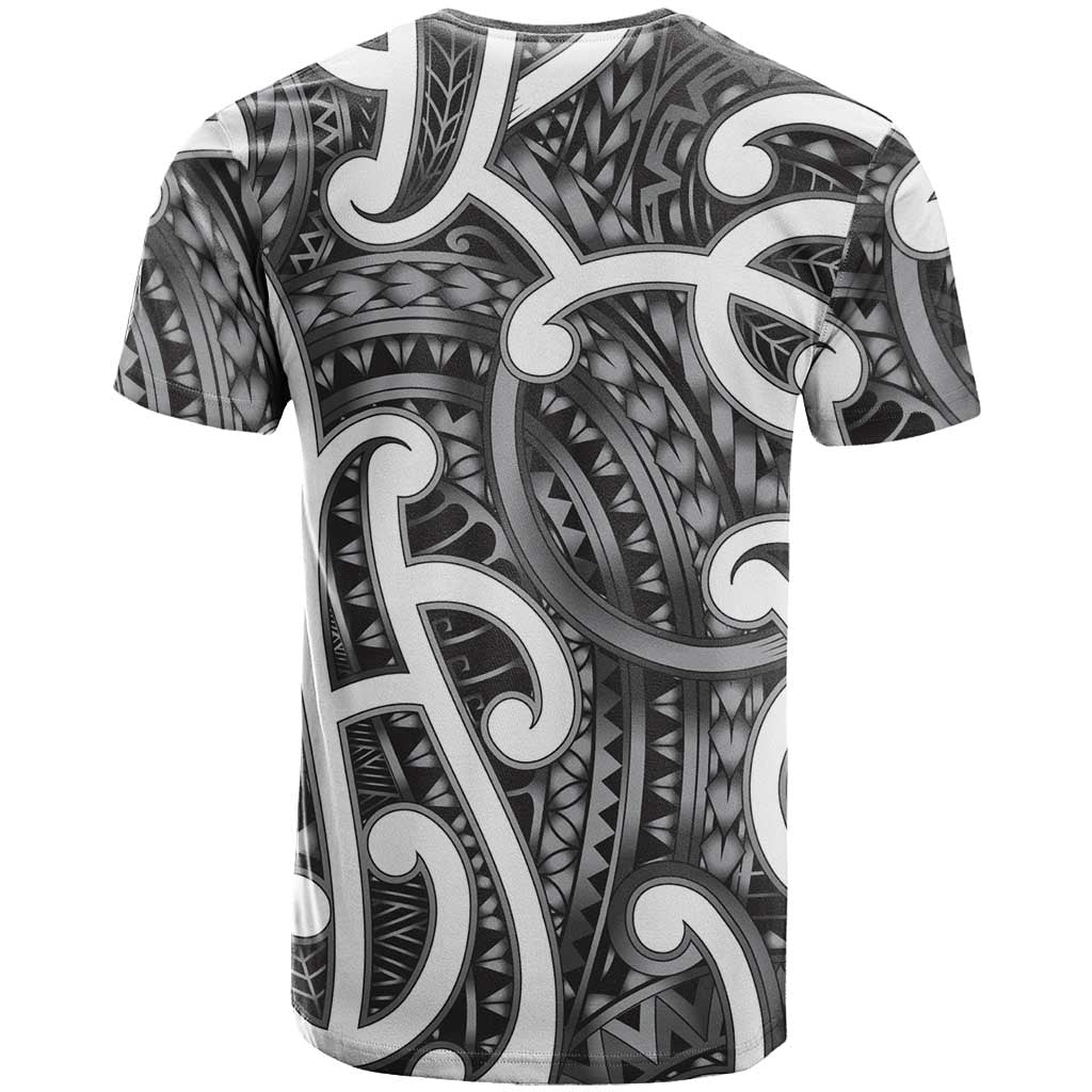 Aotearoa Maori Kowhaiwhai T Shirt Kiwikiwi Puhoro and Patiki LT9 - Polynesian Pride