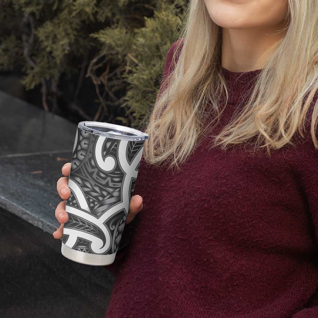 Aotearoa Maori Kowhaiwhai Tumbler Cup Kiwikiwi Puhoro and Patiki LT9 - Polynesian Pride