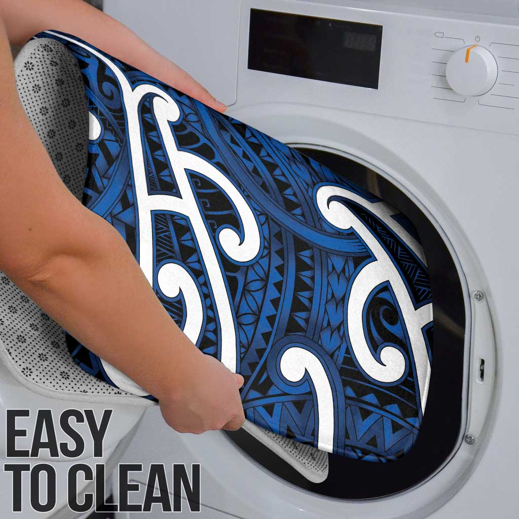 Aotearoa Maori Kowhaiwhai Bathroom Set Kikorangi Puhoro and Patiki