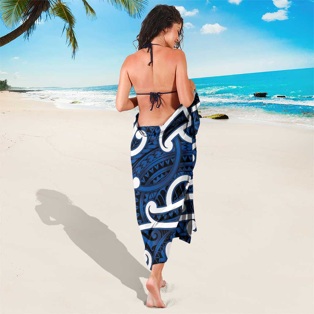 Aotearoa Maori Kowhaiwhai Sarong Kikorangi Puhoro and Patiki LT9 - Polynesian Pride