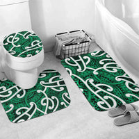 Aotearoa Maori Kowhaiwhai Bathroom Set Kakariki Puhoro and Patiki