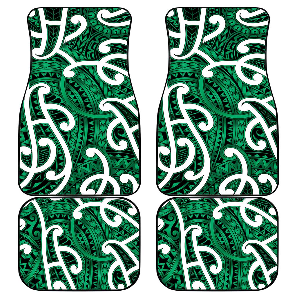 Aotearoa Maori Kowhaiwhai Car Mats Kakariki Puhoro and Patiki LT9 - Polynesian Pride