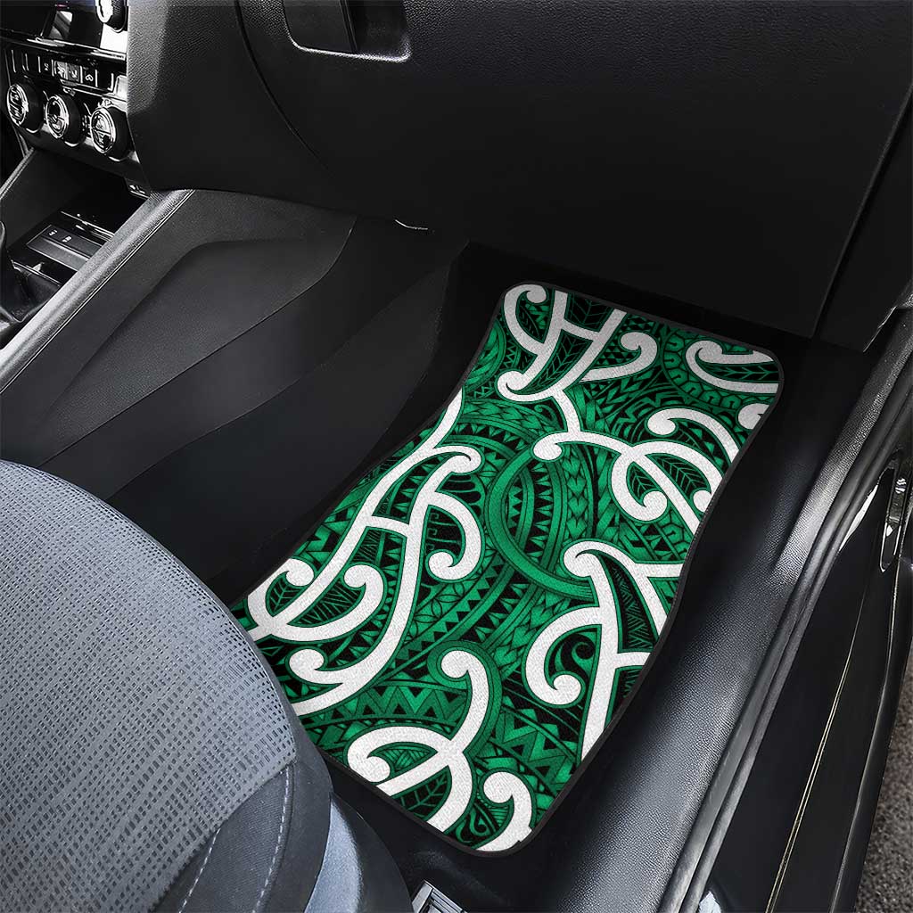 Aotearoa Maori Kowhaiwhai Car Mats Kakariki Puhoro and Patiki LT9 - Polynesian Pride