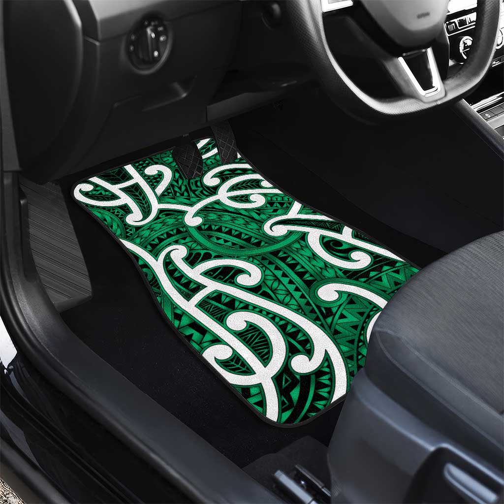 Aotearoa Maori Kowhaiwhai Car Mats Kakariki Puhoro and Patiki LT9 - Polynesian Pride