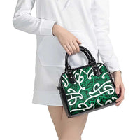 Aotearoa Maori Kowhaiwhai Shoulder Handbag Kakariki Puhoro and Patiki LT9 - Polynesian Pride